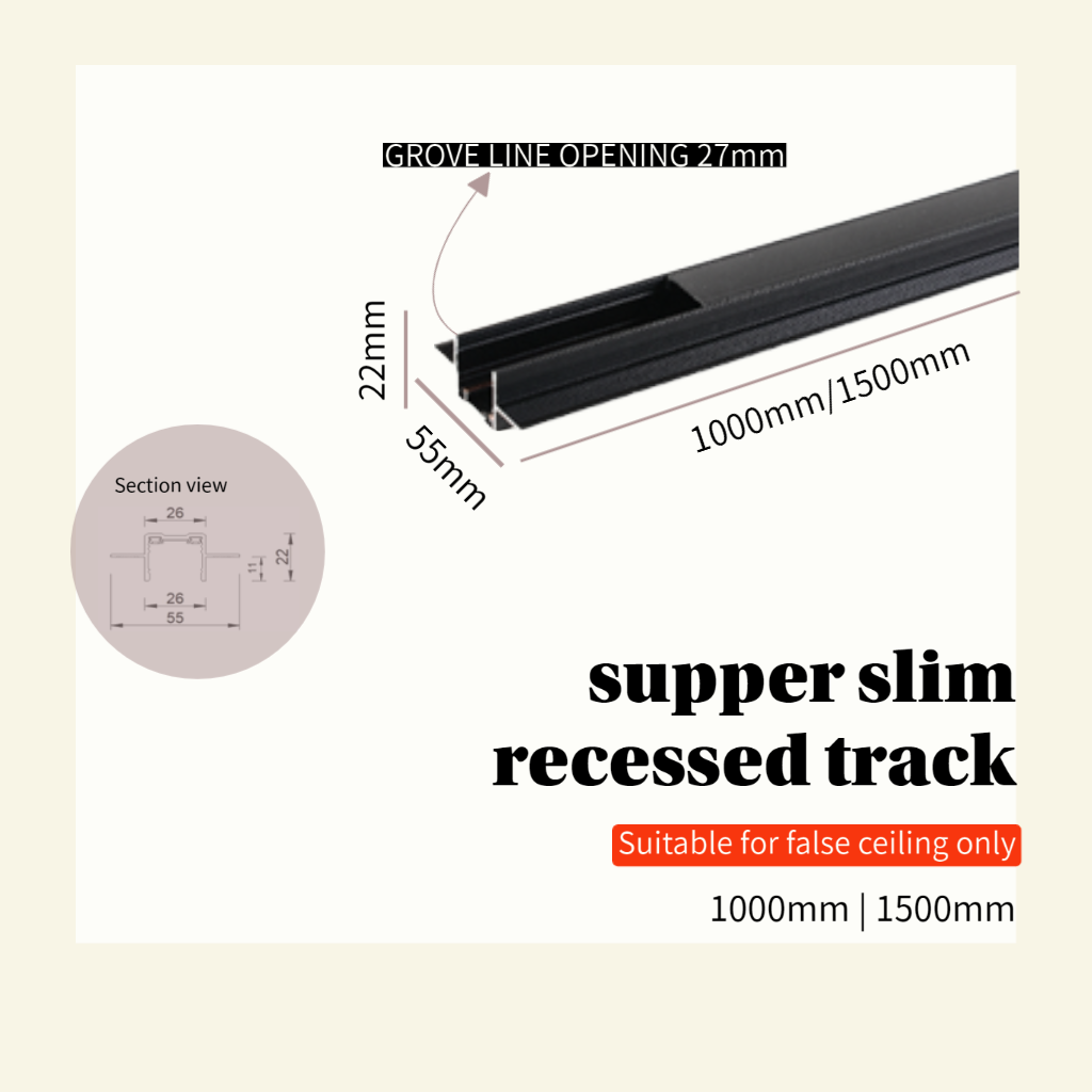 Ultra Slim Magnetic track light