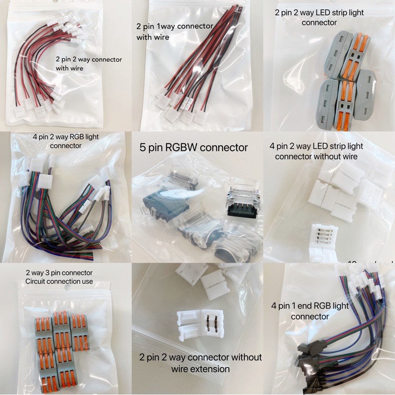 KOYAMA LED Strip Connectors | 5mm / 8mm / 10mm — product detail