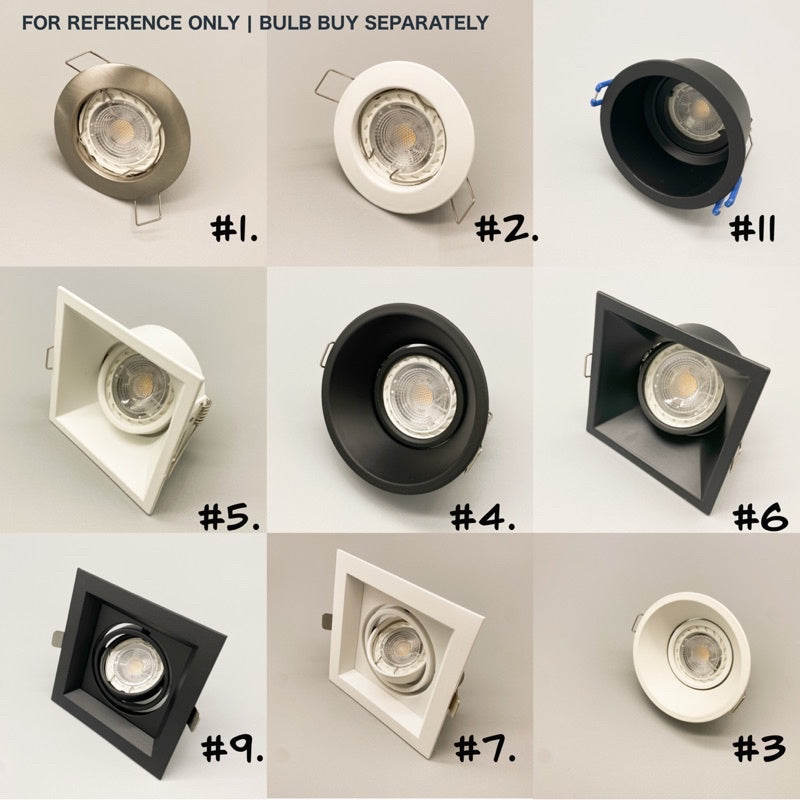 KOYAMA Recessed Spotlight Holder | MR16 / GU10 — product detail