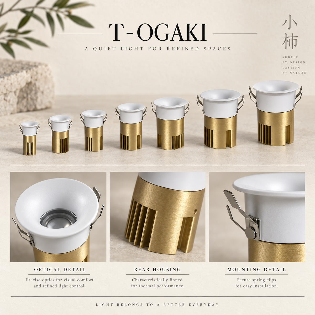T-OGAKI Recessed Spotlight
