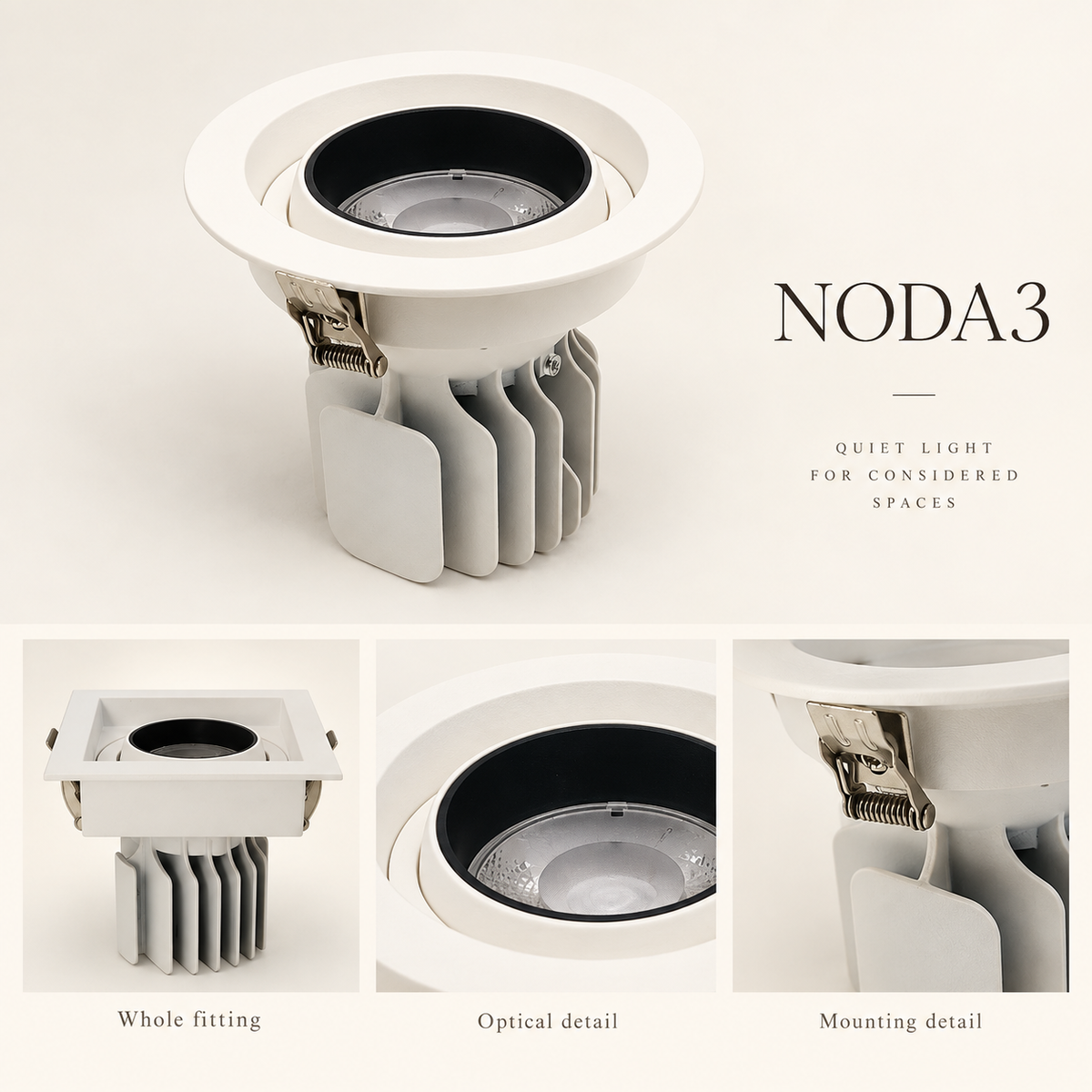 NODA3 Recessed Spotlight