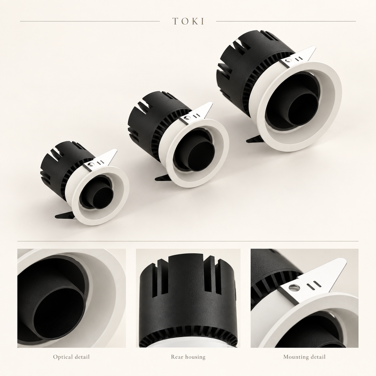 TOKI Adjustable Recessed Spotlight