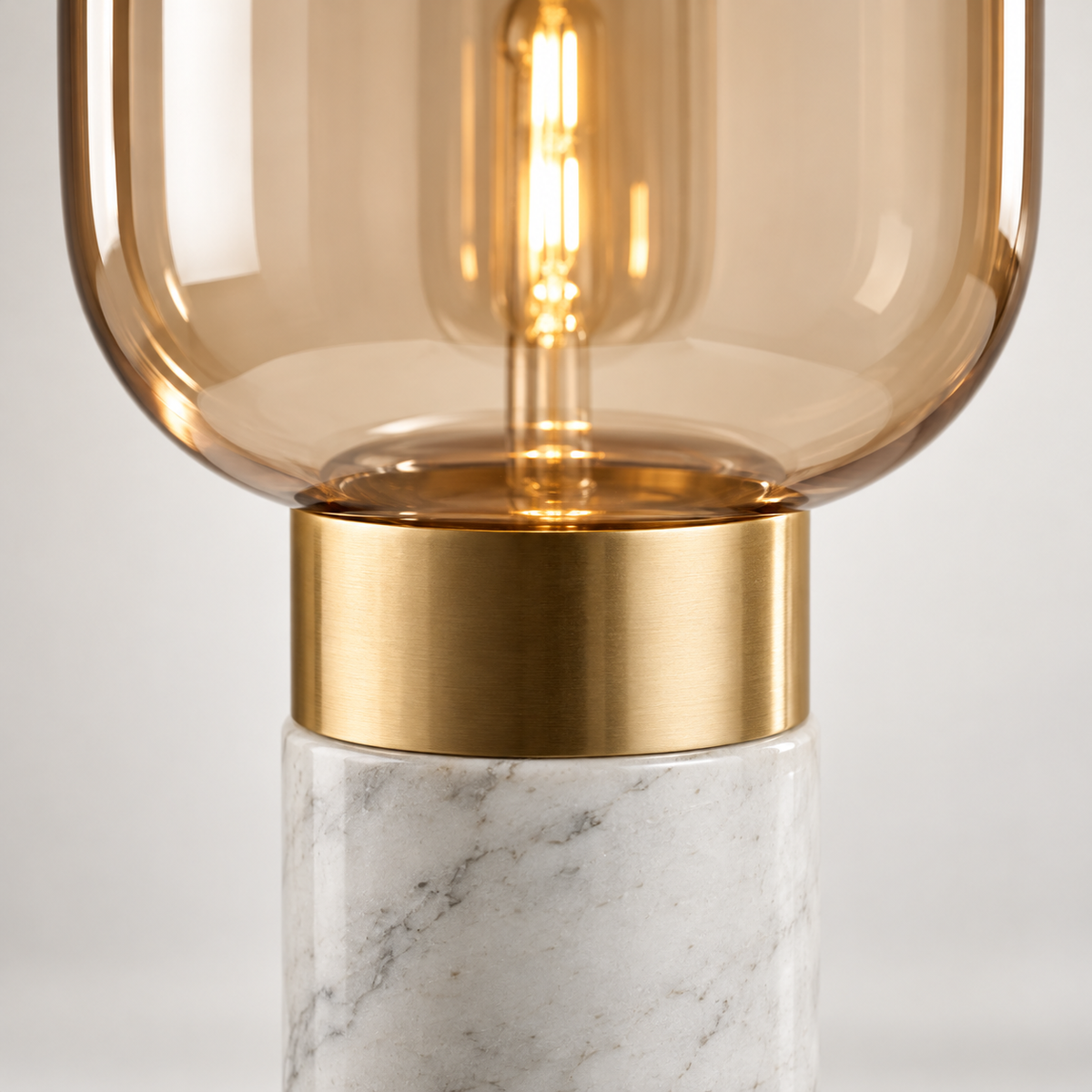 KOYAMA WAKAYAMA Capsule Glass & Marble Table Lamp