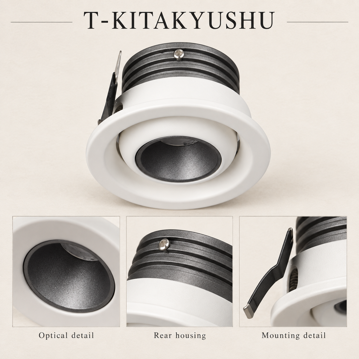 T-KITAKYUSHU Mini Recessed Spotlight