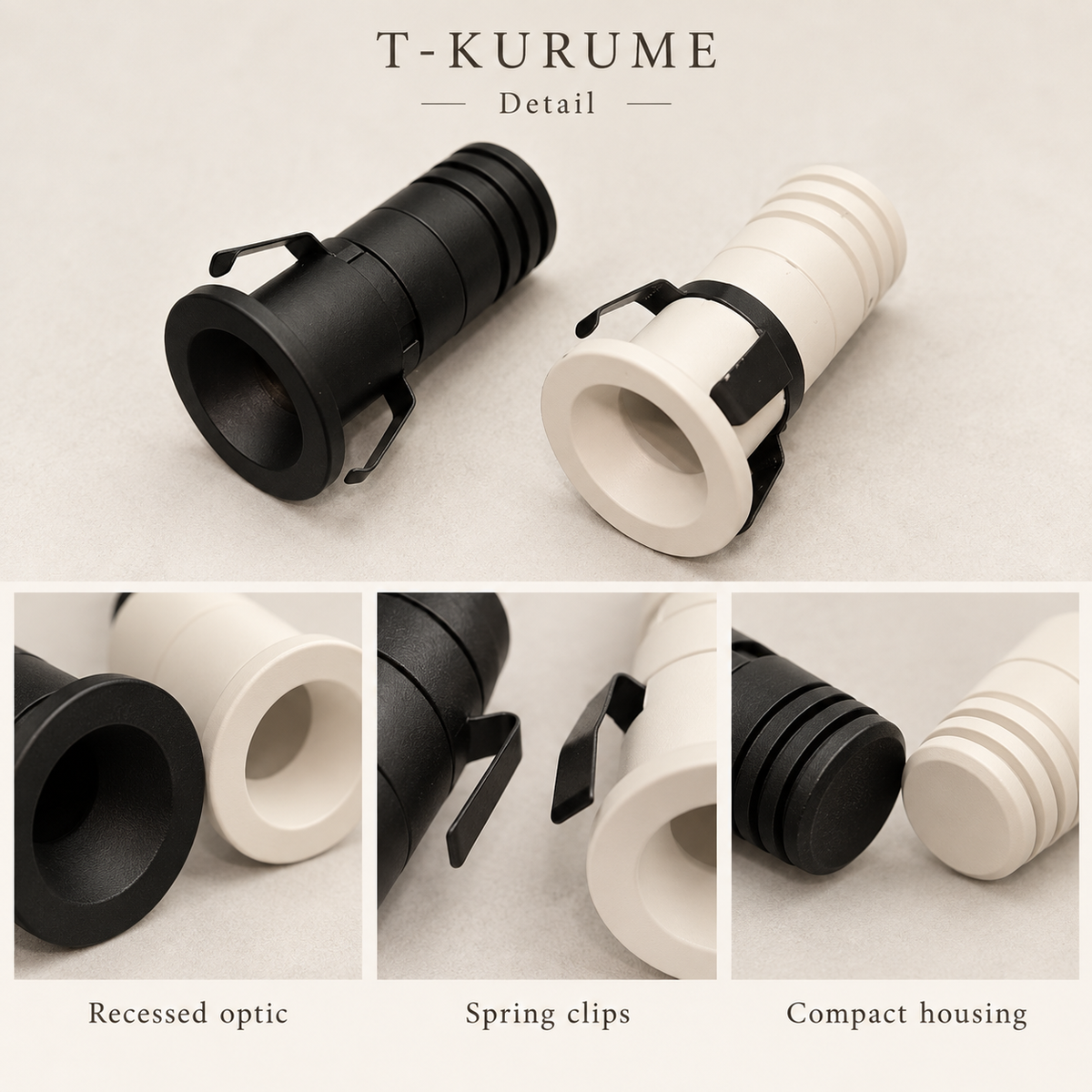 T-KURUME Miniature Recessed Spotlight