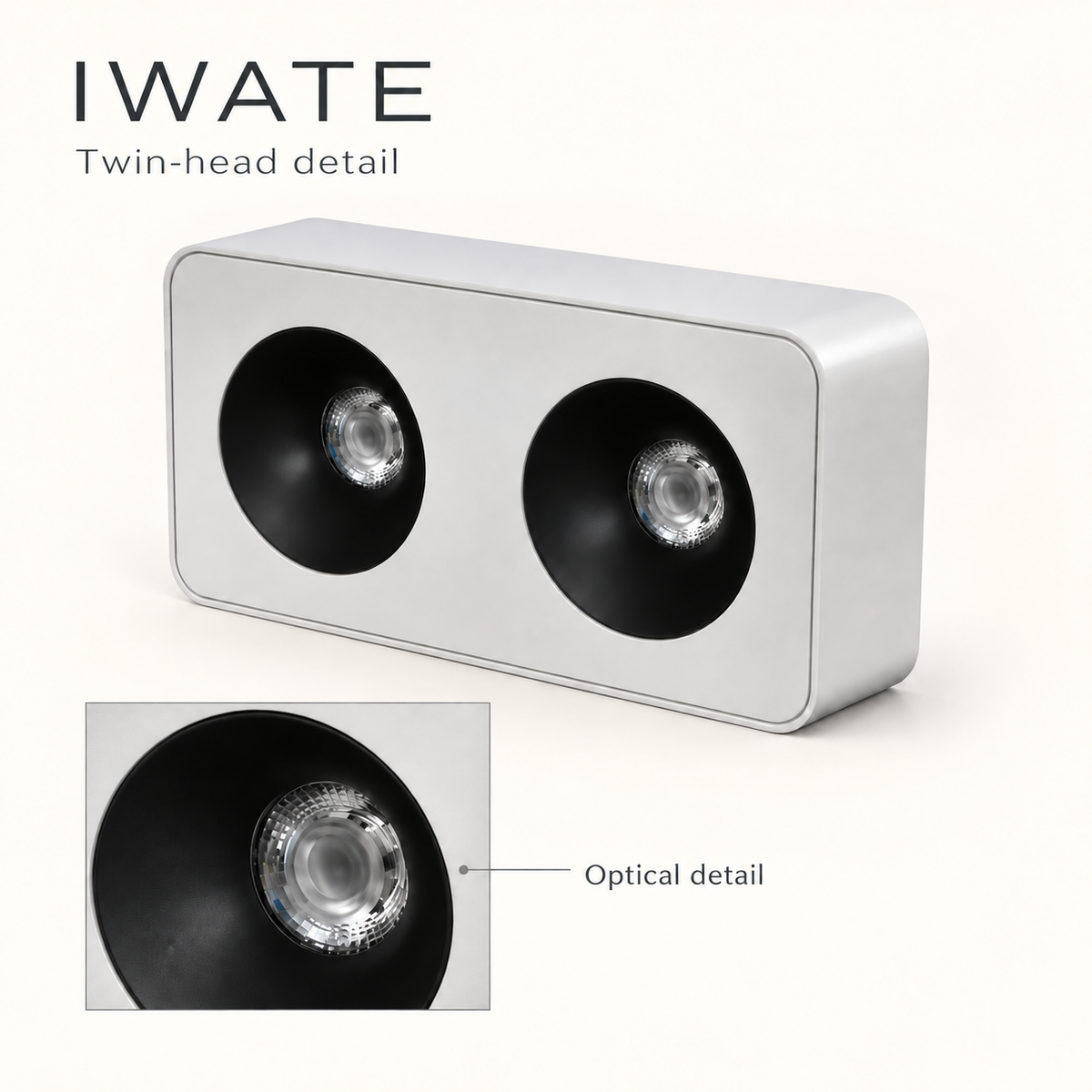 IWATE Surface Downlight | 1–4 Heads