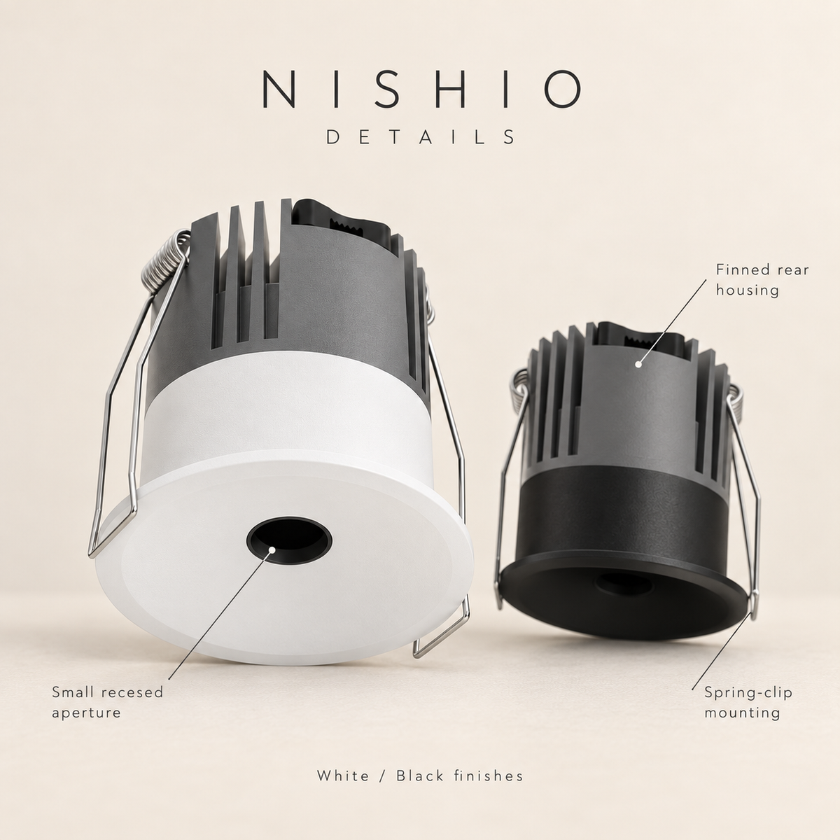 NISHIO Recessed Pinhole Downlight