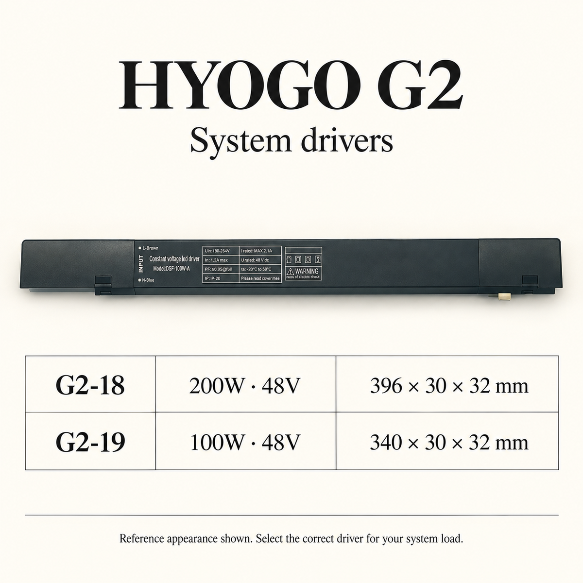 HYOGO G2 Magnetic track light Super slim