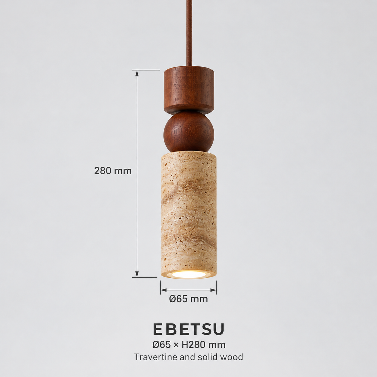 KOYAMA EBETSU dimensions and material