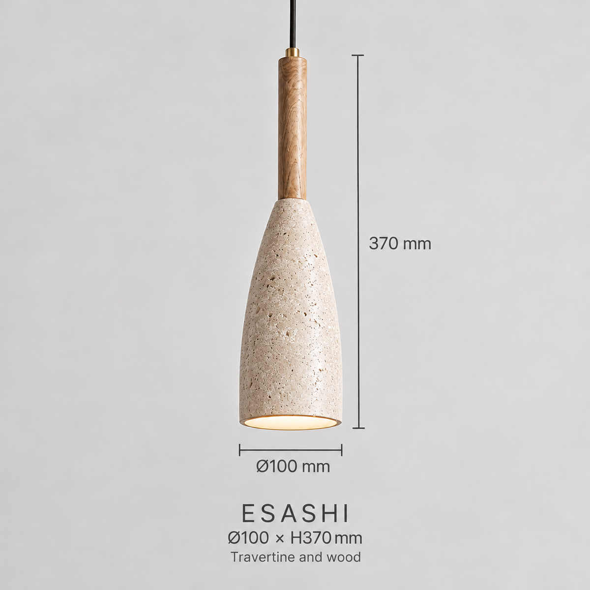 KOYAMA ESASHI dimensions and material