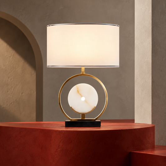 KOYAMA KAGAWA Stone Disc & Ring Table Lamp