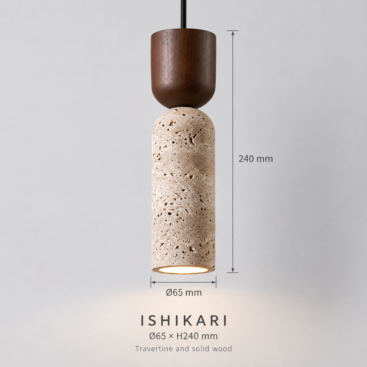 KOYAMA ISHIKARI dimensions and material