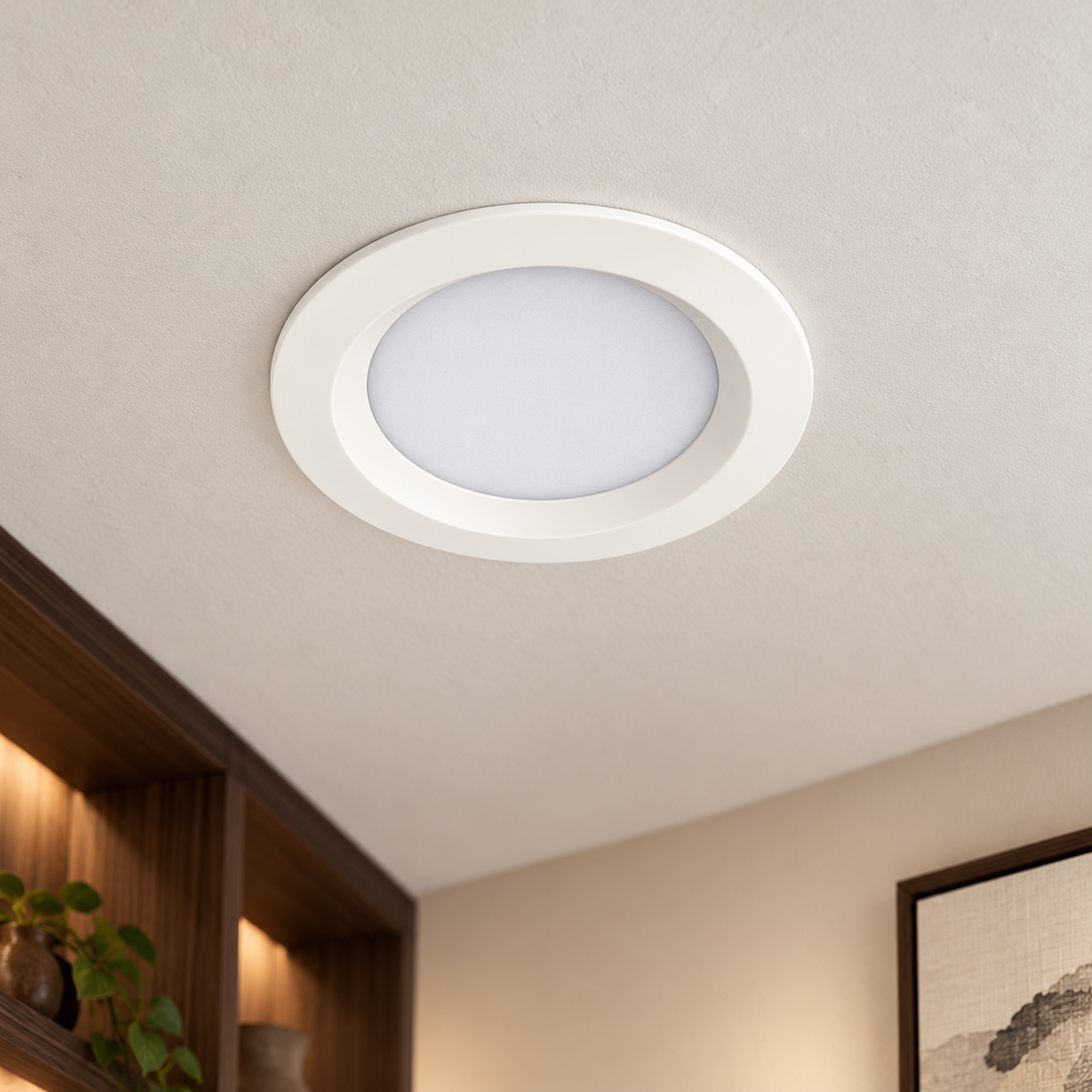 KOYAMA KAMIKITA recessed LED light - installed front-face close-up