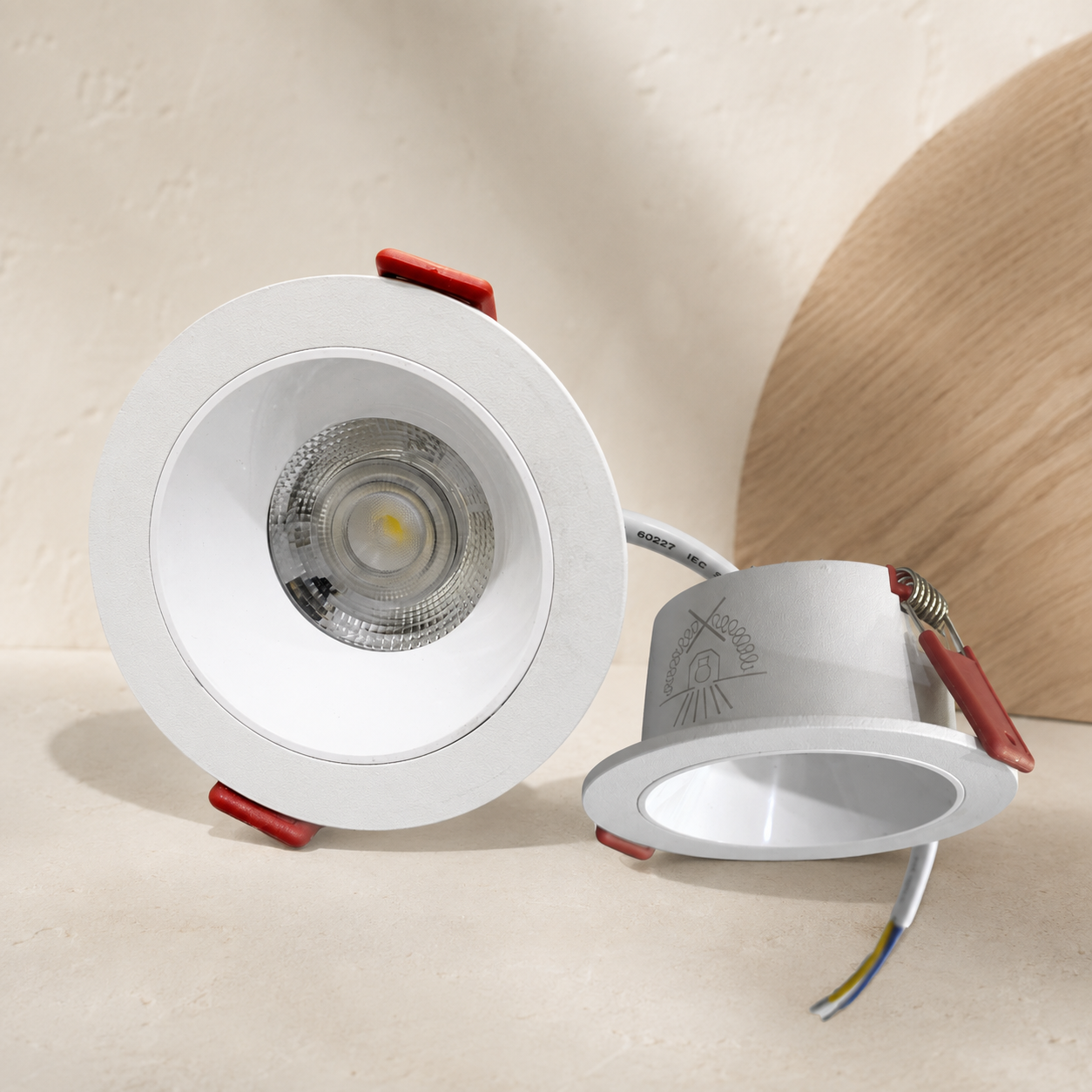 KE LICHT 7W Recessed Spotlight | Tri-Colour — styled product view