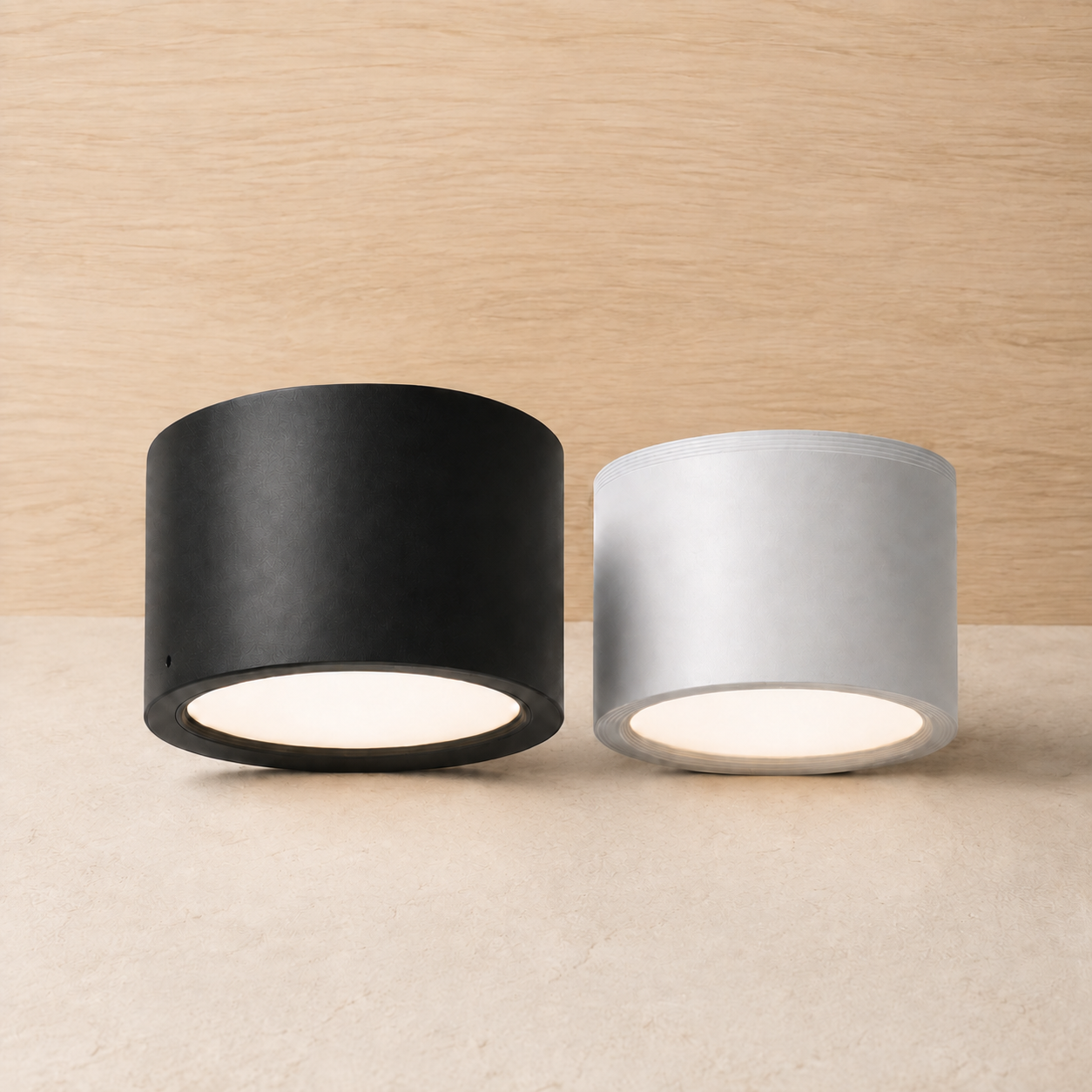 KOYAMA Surface Ceiling Downlight | White — styled product view