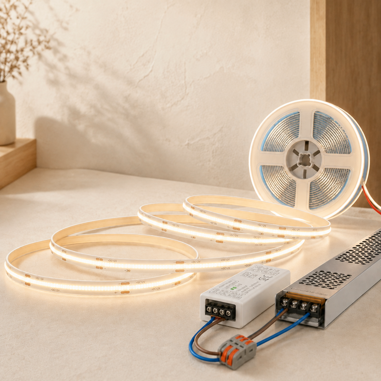 KOYAMA COB LED Strip Light | Flexible Lighting — styled product view