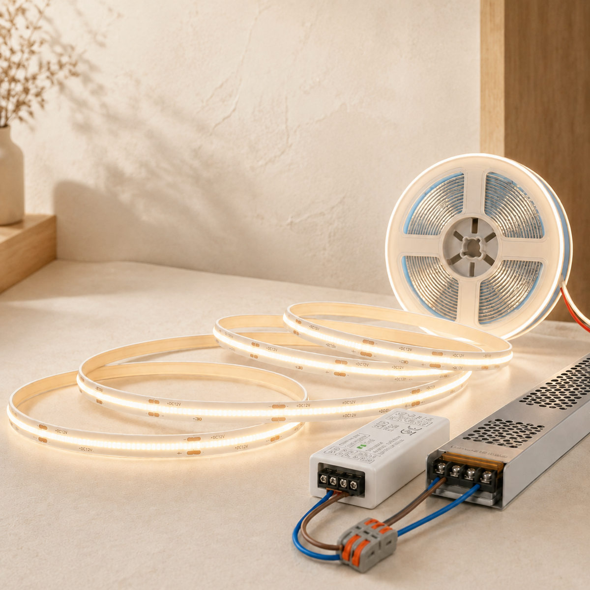 KOYAMA COB LED Strip Light | Flexible Lighting — styled product view