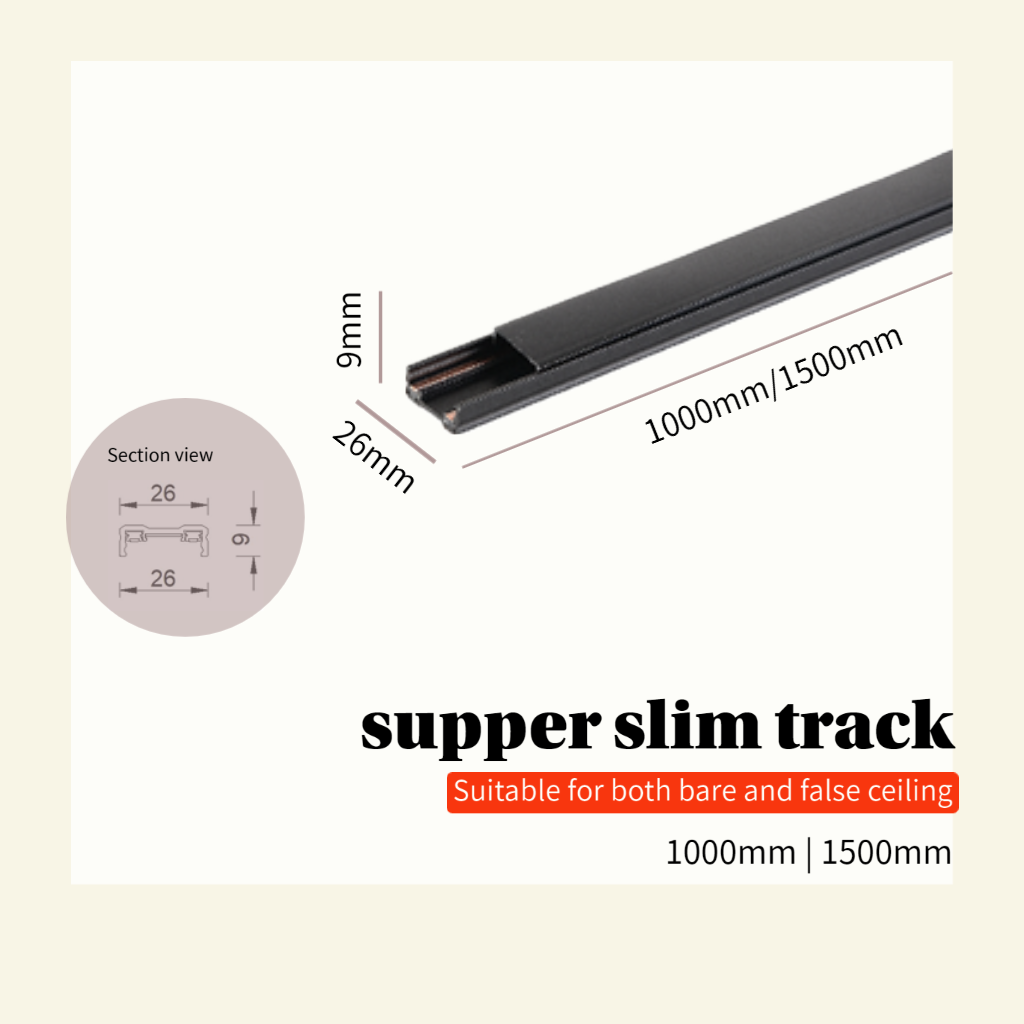 Ultra Slim Magnetic track light