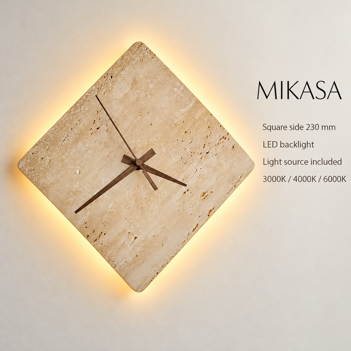KOYAMA MIKASA travertine wall light — detail