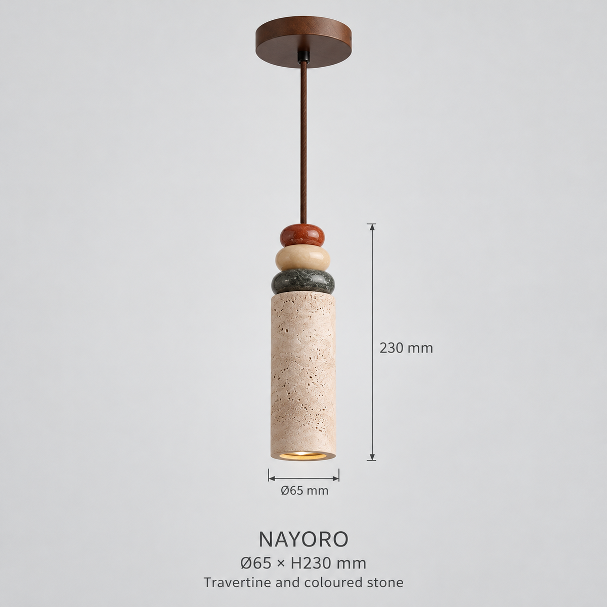 KOYAMA NAYORO dimensions and material
