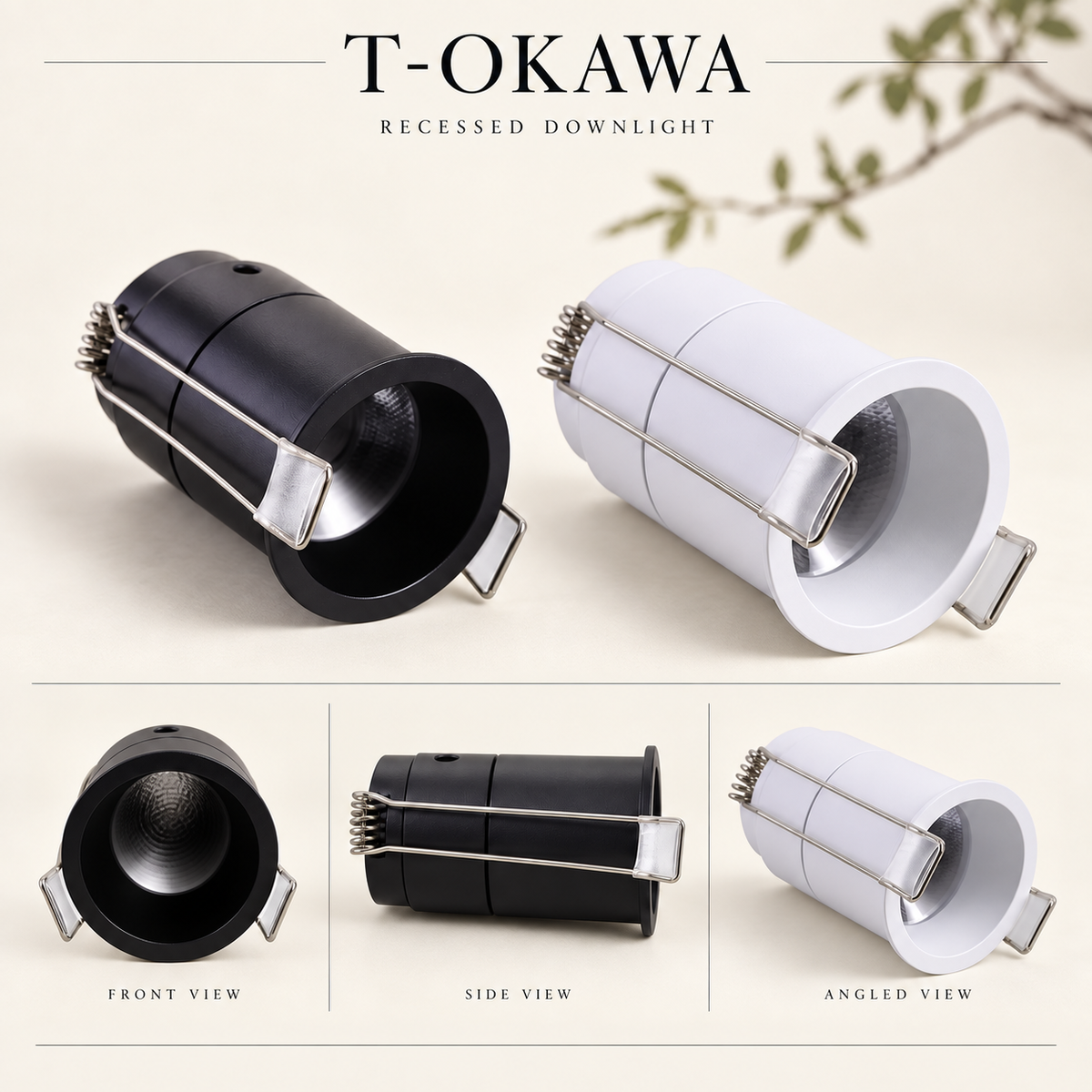 T-OKAWA Mini Recessed Spotlight