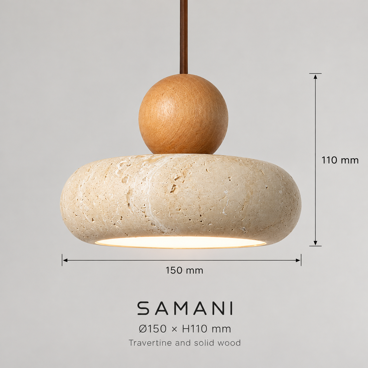KOYAMA SAMANI dimensions and material