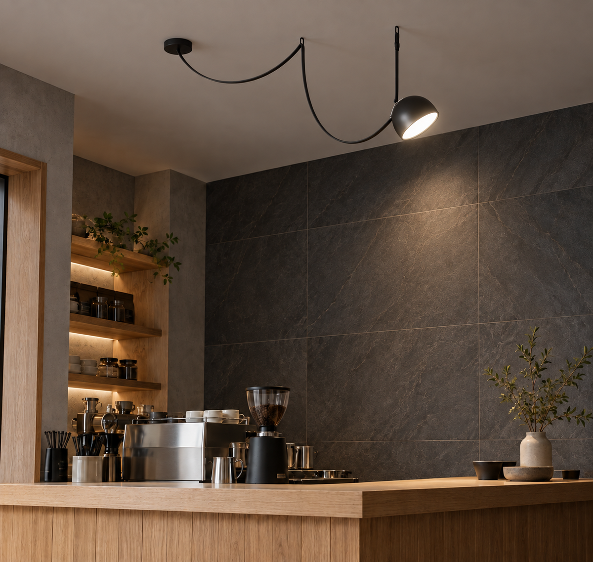 KOYAMA EHIME Belt-Suspended Pendant Light
