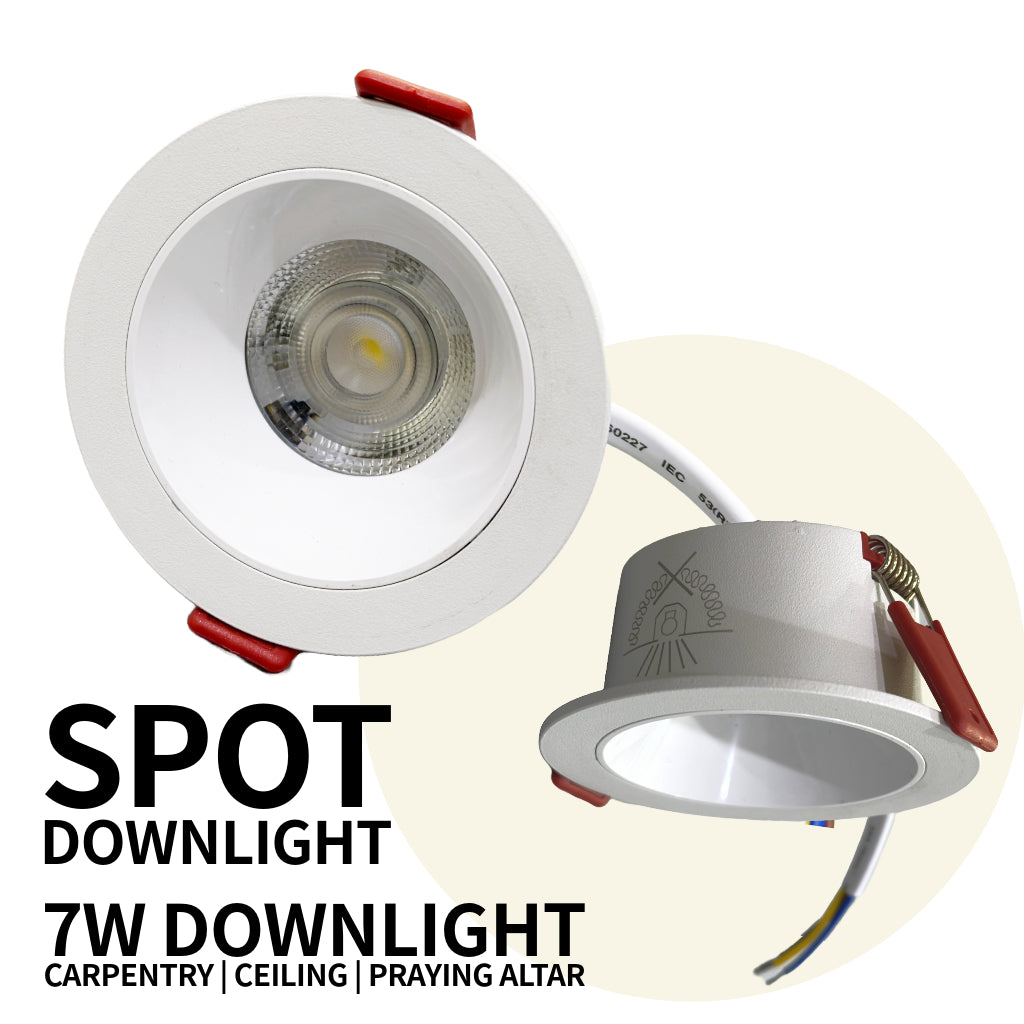 KE LICHT 7W Recessed Spotlight | Tri-Colour — product detail