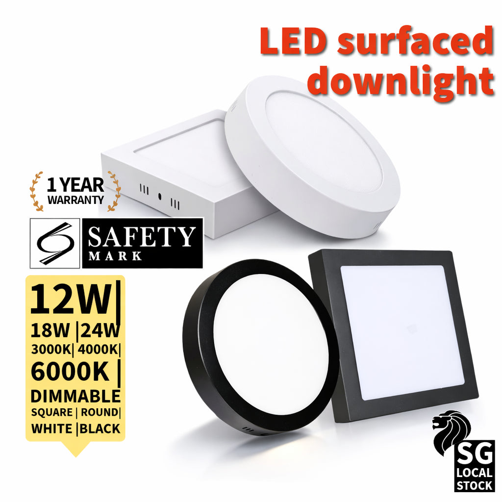 KOYAMA Surface LED Downlight | Round & Square — product detail
