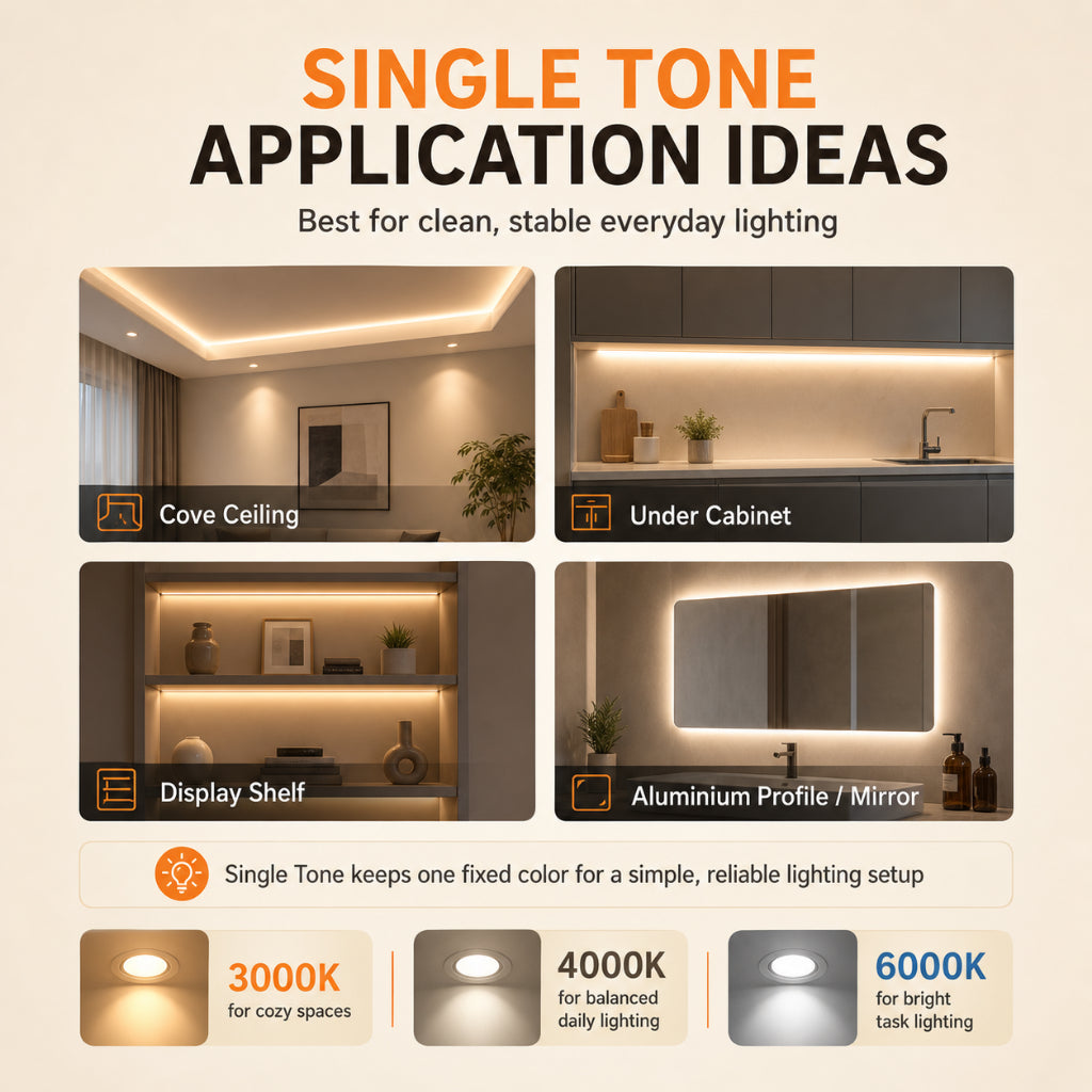 KOYAMA COB LED Strip Light | Flexible Lighting — product detail