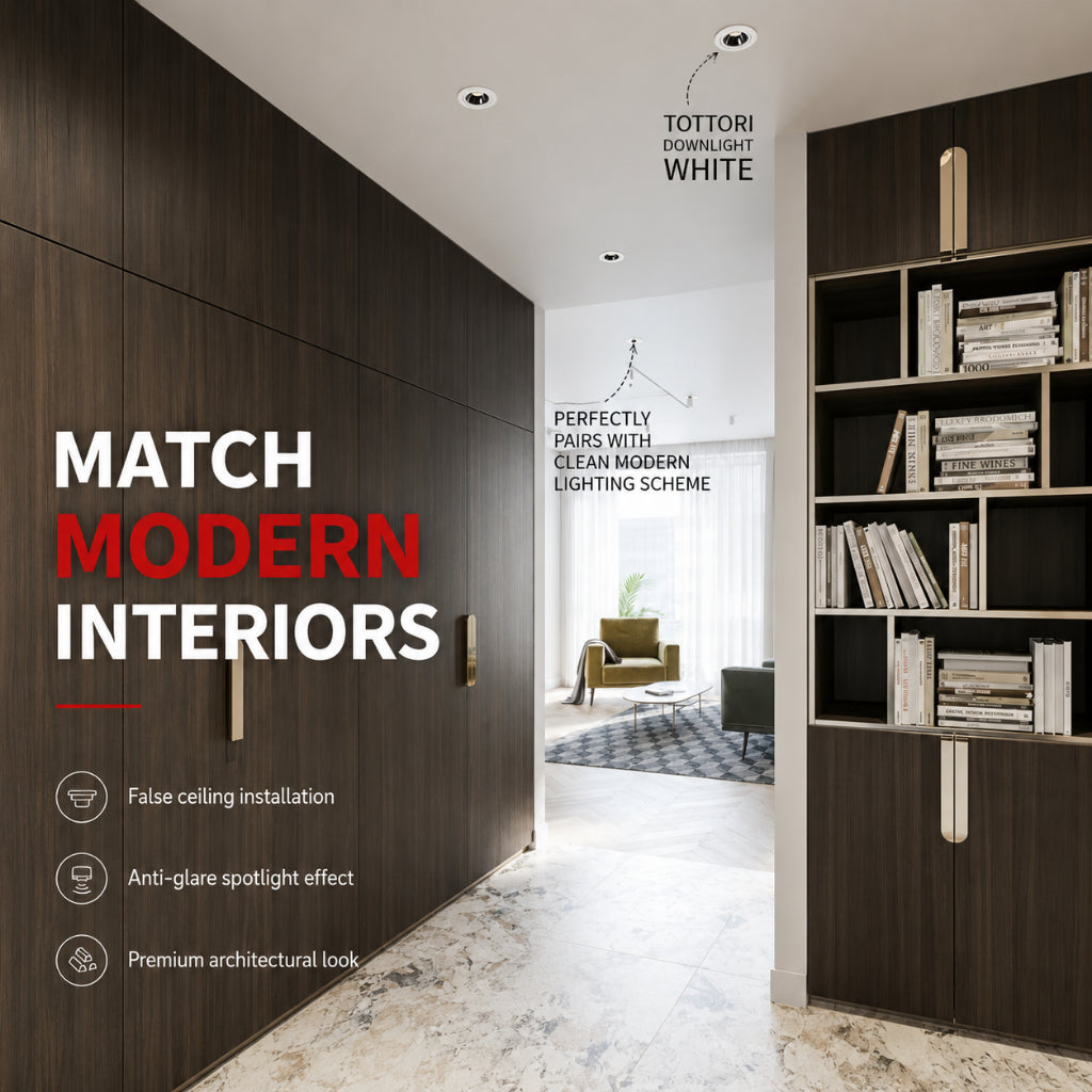 TOTTORI COB Recessed Spotlight | Round & Square — product detail