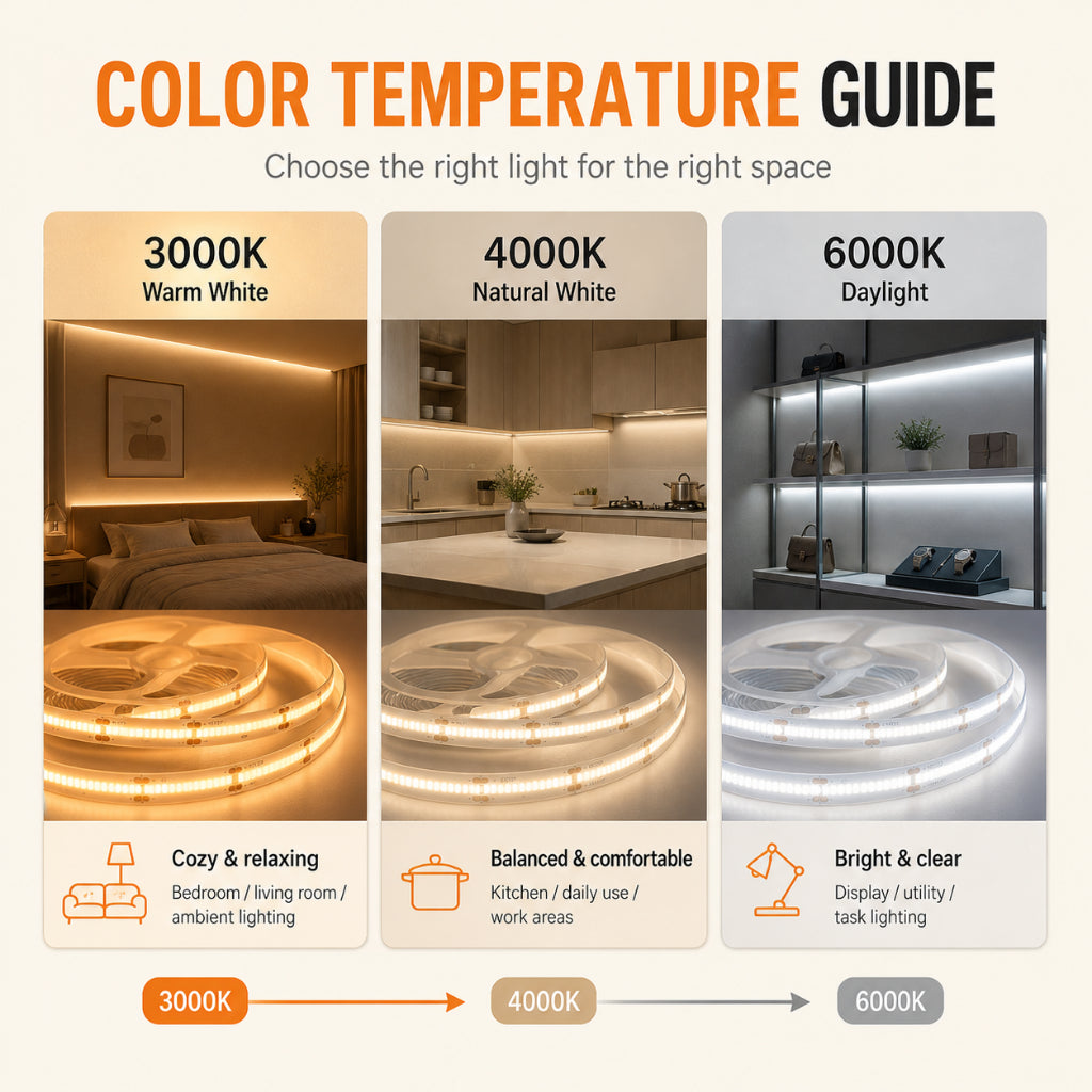 KOYAMA COB LED Strip Light | Flexible Lighting — product detail