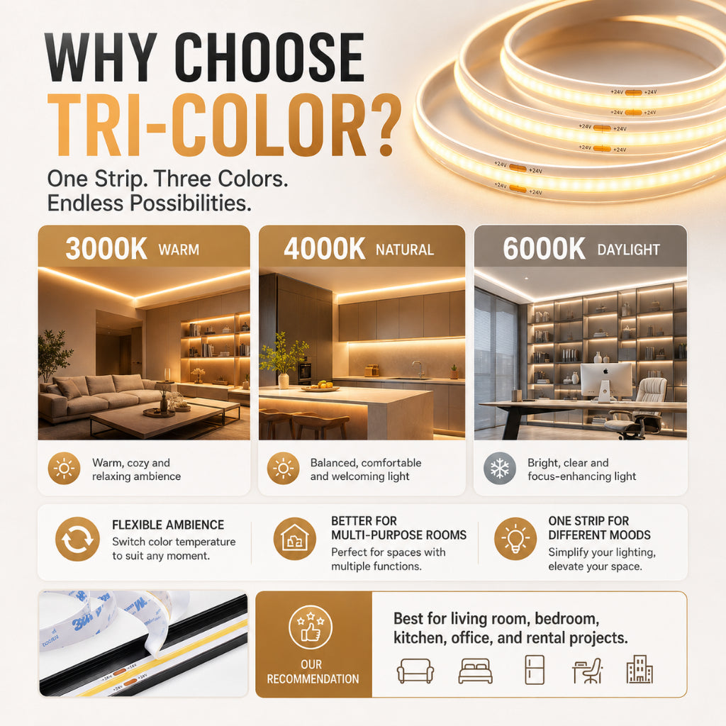 KOYAMA 24V COB LED Strip Light — product detail