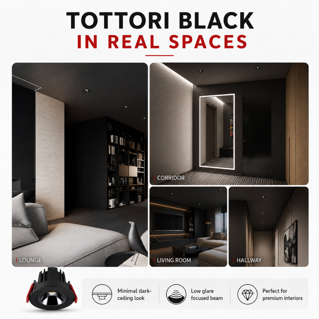 TOTTORI COB Recessed Spotlight | Round & Square — product detail
