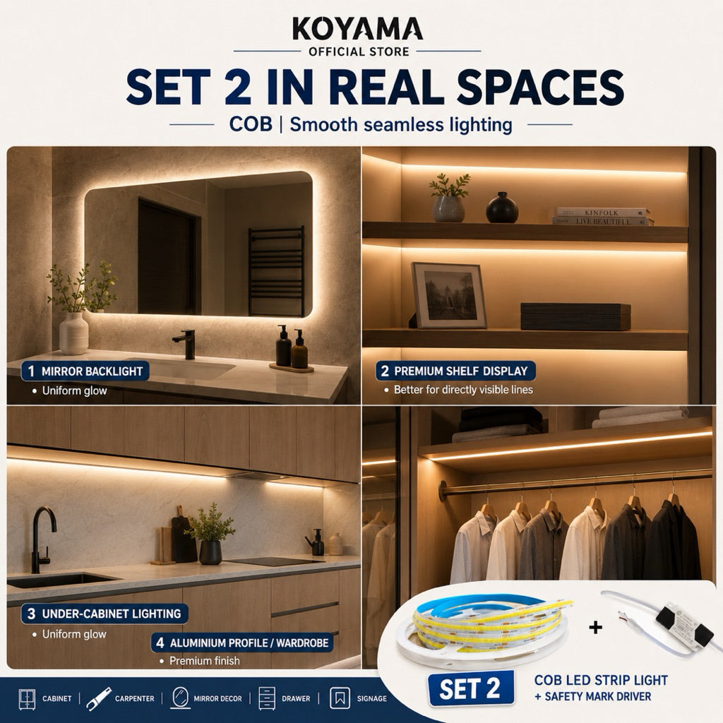 KOYAMA LED Strip Light & Driver Set — product detail