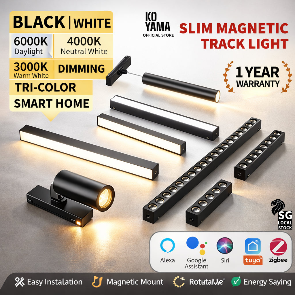 KOYAMA Smart Magnetic Track Lighting | Tuya / Zigbee Full Range — product detail