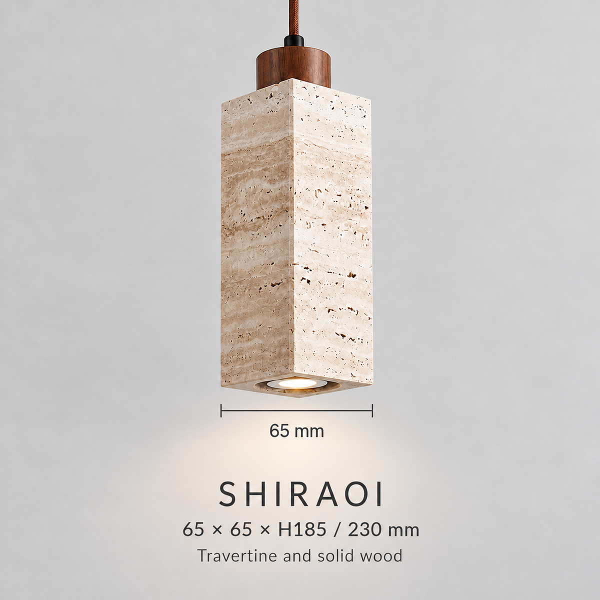 KOYAMA SHIRAOI dimensions and material