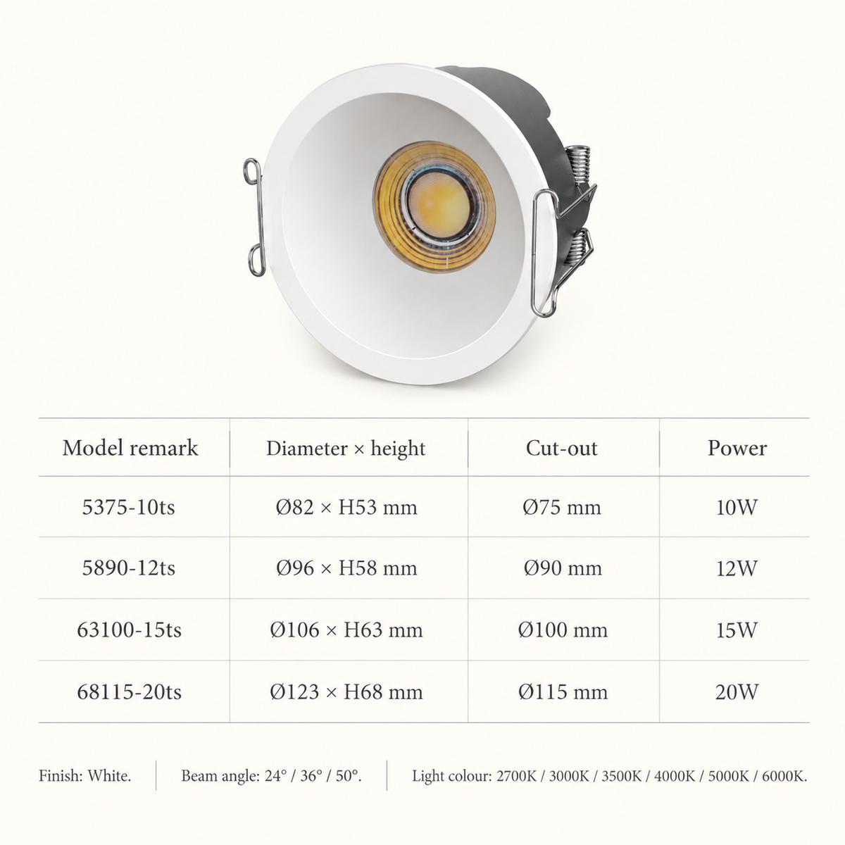 NIIGATA Recessed Downlight