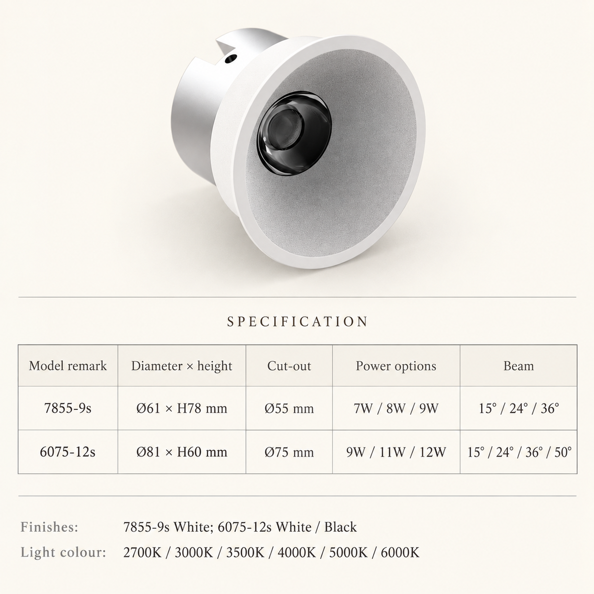 KOMAKI Recessed Downlight