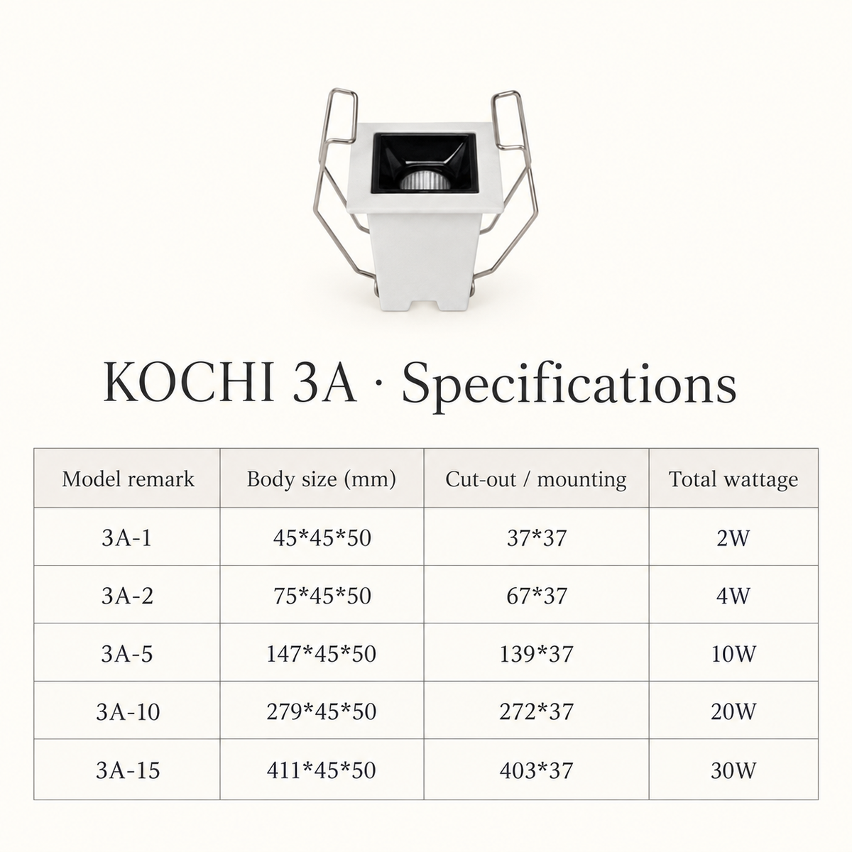 KOCHI 3A Linear Lighting