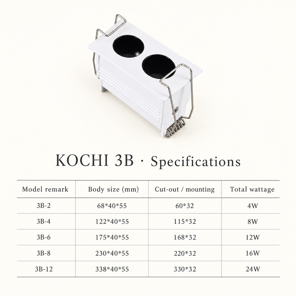 KOCHI 3B Linear Lighting