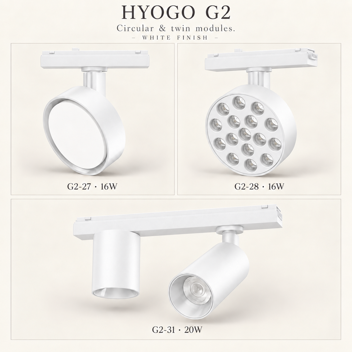 HYOGO G2 Magnetic track light Super slim