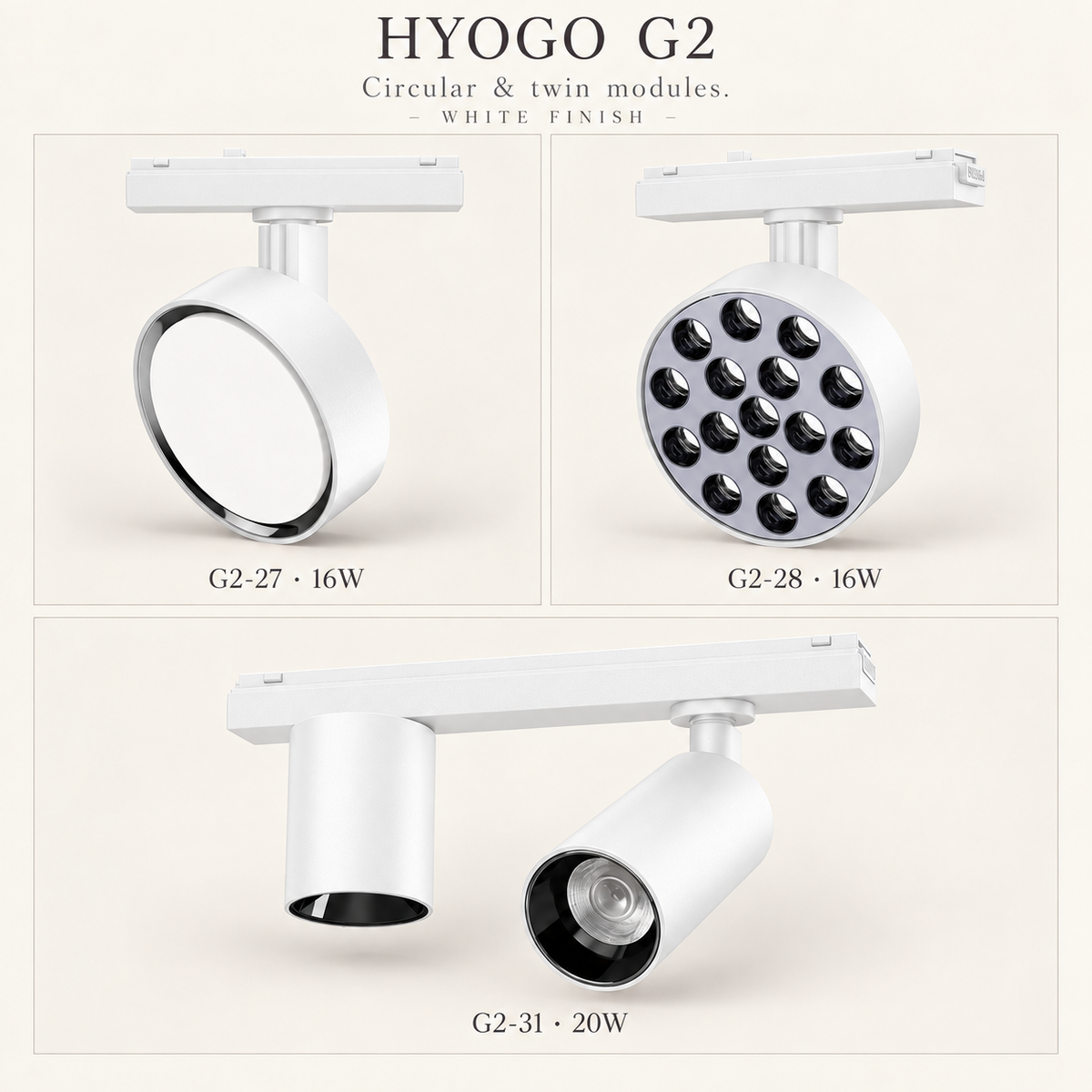 HYOGO G2 Magnetic track light Super slim