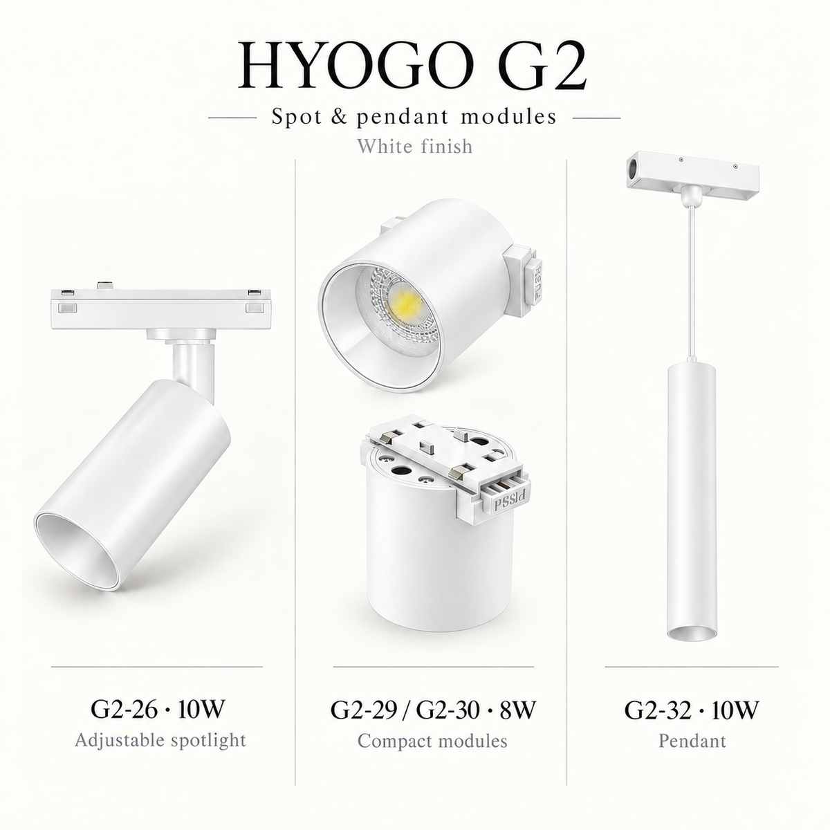 HYOGO G2 Magnetic track light Super slim