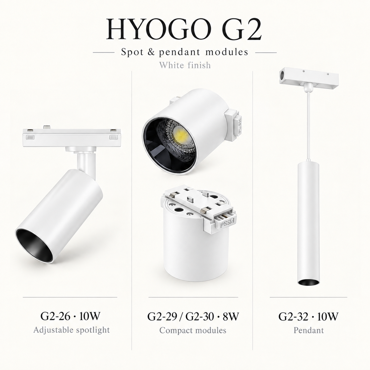 HYOGO G2 Magnetic track light Super slim