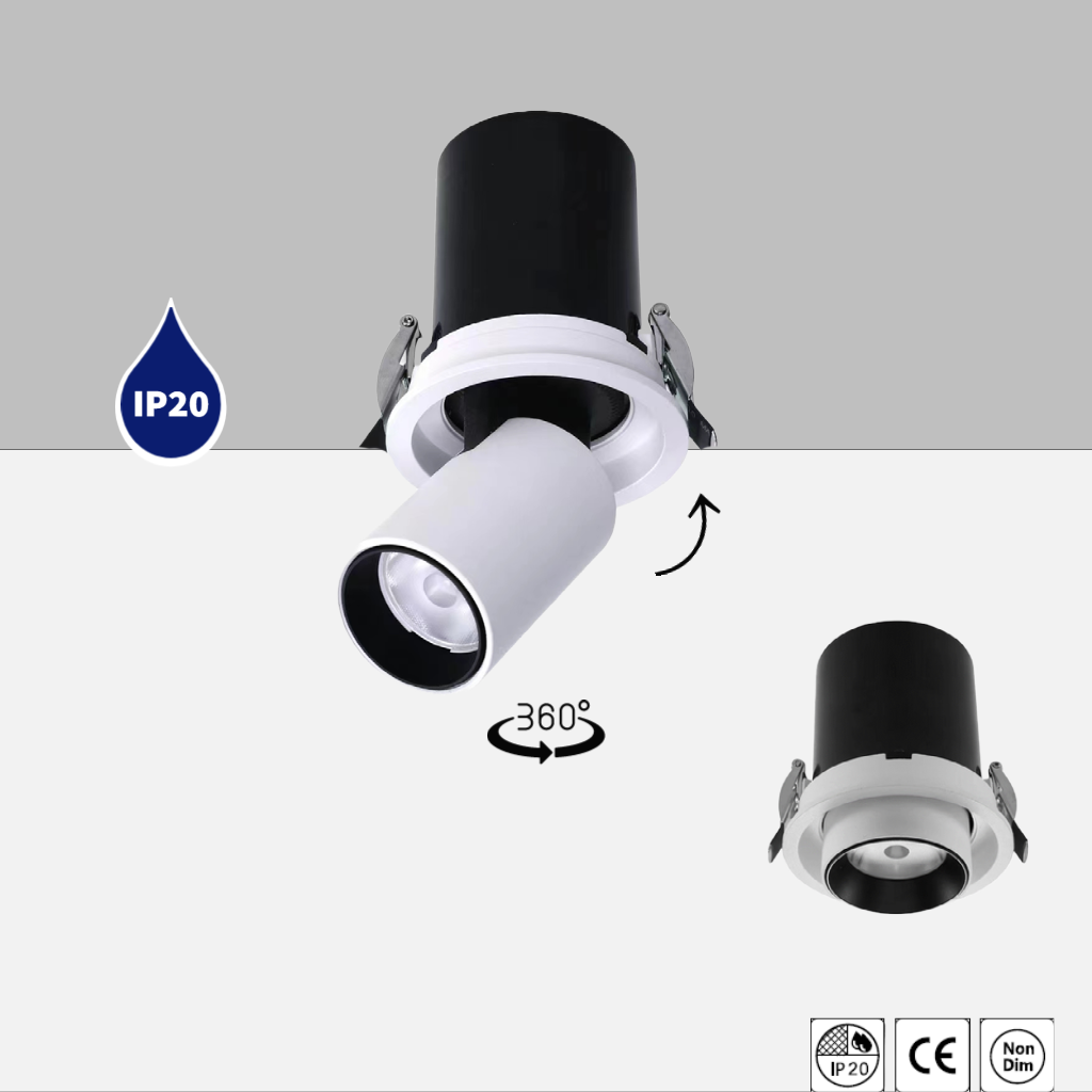 Koyama KE Licht retractable spot light